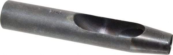 Made in USA - 9/16" Hollow Punch - 4" OAL, Steel - Eagle Tool & Supply
