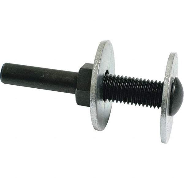 Dynabrade - 1/4" Max Diam, Abrasive Disc Mandrel - 1/4" Shank Diam - Eagle Tool & Supply