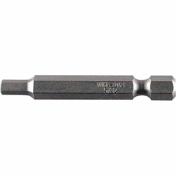 Wiha - 1/8" Power Bit - 1/4" Drive, 2" OAL - Eagle Tool & Supply