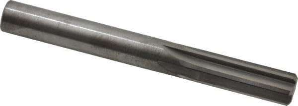 Hertel - Letter X Solid Carbide 6 Flute Chucking Reamer - Straight Flute, 0.397" Straight Shank, 1-1/4" Flute Length, 3-1/2" OAL - Eagle Tool & Supply