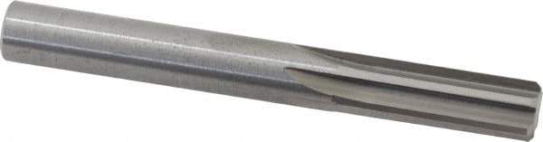 Hertel - Letter Z Solid Carbide 6 Flute Chucking Reamer - Straight Flute, 0.413" Straight Shank, 1-1/4" Flute Length, 3-1/2" OAL - Eagle Tool & Supply
