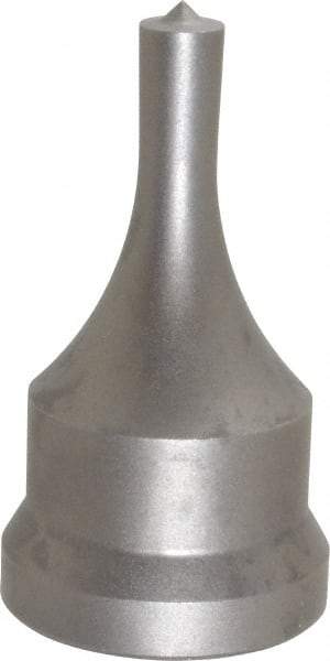 Cleveland Steel Tool - 5/16 Inch Diameter Round Ironworker Punch - 1-1/16 Inch Body Diameter, 1.24 Inch Head Diameter, 2-3/16 Inch Overall Length - Eagle Tool & Supply