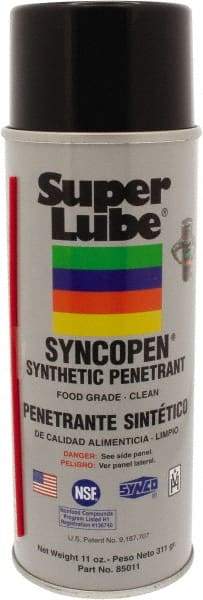 Synco Chemical - 11 oz Aerosol Synthetic Penetrant - Food Grade - Eagle Tool & Supply