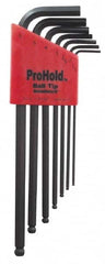 Bondhus - 7 Piece T-Handle Ball End Hex Key Set - Eagle Tool & Supply