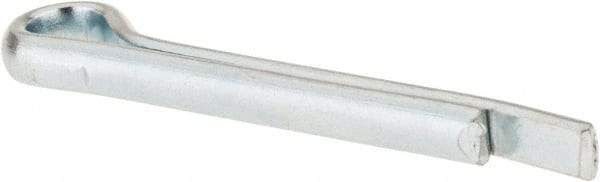 Made in USA - 3/16" Diam x 1-1/2" Long Hammerlock Cotter Pin - Grade 2, Zinc-Plated, Steel - Eagle Tool & Supply
