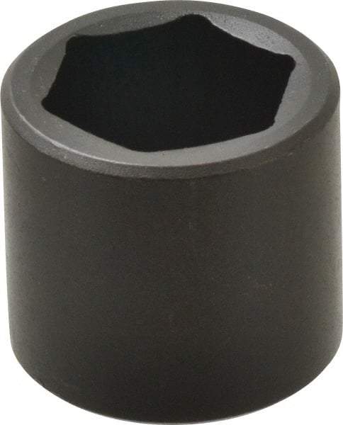 Proto - 3/8" Drive 1" Standard Impact Socket - 6 Points, 1-11/32" OAL - Eagle Tool & Supply