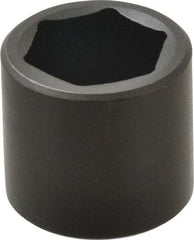 Proto - 3/8" Drive 1" Standard Impact Socket - 6 Points, 1-11/32" OAL - Eagle Tool & Supply