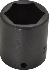 Proto - 1/2" Drive 1-1/4" Standard Impact Socket - 6 Points, 2" OAL - Eagle Tool & Supply