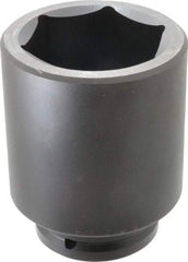 Proto - 1-1/2" Drive 3-1/2" Deep Impact Socket - 6 Points, 6-1/2" OAL - Eagle Tool & Supply