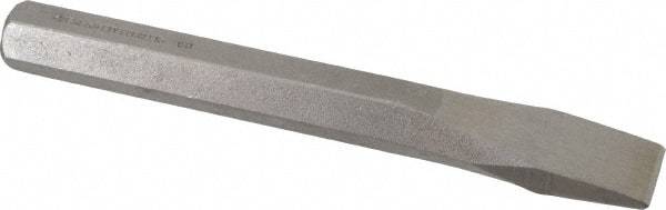 Blackhawk by Proto - 7-1/2" OAL x 7/8" Blade Width Cold Chisel - 7/8" Tip, 3/4" Stock, Alloy Steel Handle - Eagle Tool & Supply