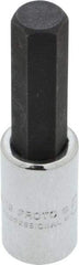 Proto - 1/4" Drive, 5/16" Hex Bit Socket - 1-7/8" OAL, 1" Bit Length - Eagle Tool & Supply