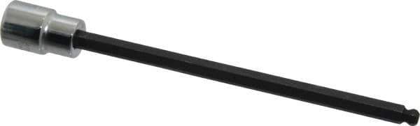 Proto - 3/8" Drive, 7/32" Hex Bit Socket - 6-3/32" OAL, 5" Bit Length, Long Ball End Hex Bit Socket - Eagle Tool & Supply
