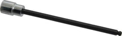 Proto - 3/8" Drive, 7/32" Hex Bit Socket - 6-3/32" OAL, 5" Bit Length, Long Ball End Hex Bit Socket - Eagle Tool & Supply