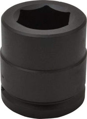 Proto - 1-1/2" Drive 1-13/16" Standard Impact Socket - 6 Points, 3-11/32" OAL - Eagle Tool & Supply