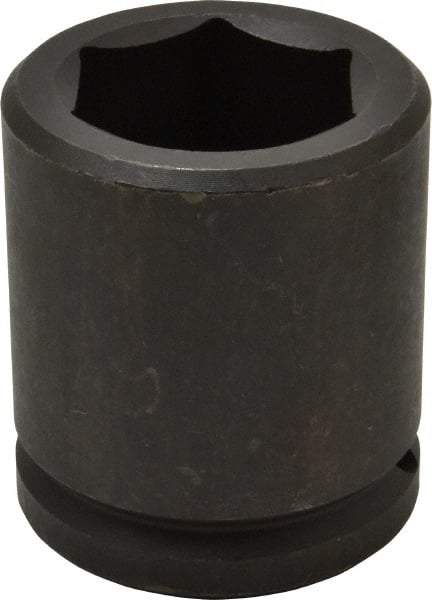 Proto - 1-1/2" Drive 2-1/16" Standard Impact Socket - 6 Points, 3-5/8" OAL - Eagle Tool & Supply