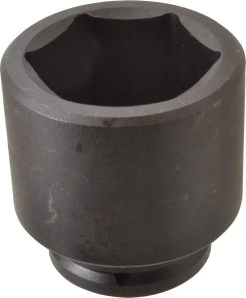Proto - 1-1/2" Drive 3-1/2" Standard Impact Socket - 6 Points, 4-31/32" OAL - Eagle Tool & Supply