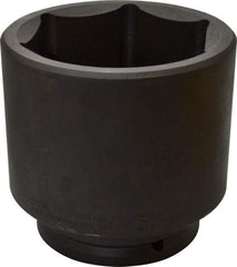 Proto - 1-1/2" Drive 4-3/4" Standard Impact Socket - 6 Points, 6-1/4" OAL - Eagle Tool & Supply