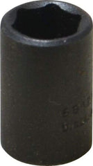 Proto - 1/4" Drive 3/8" Standard Impact Socket - 6 Points, 7/8" OAL - Eagle Tool & Supply