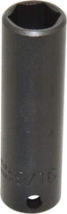 Proto - 3/8" Drive 9/16" Deep Impact Socket - 6 Points, 2-3/4" OAL - Eagle Tool & Supply