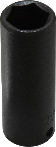 Proto - 3/8" Drive 11/16" Deep Impact Socket - 6 Points, 2-3/4" OAL - Eagle Tool & Supply