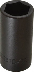 Proto - 3/8" Drive 15/16" Deep Impact Socket - 6 Points, 2-3/4" OAL - Eagle Tool & Supply