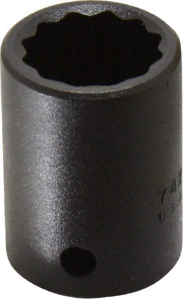 Proto - 1/2" Drive 3/4" Standard Impact Socket - 12 Points, 1-1/2" OAL - Eagle Tool & Supply