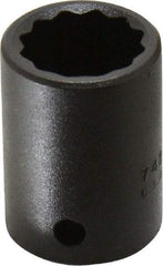 Proto - 1/2" Drive 3/4" Standard Impact Socket - 12 Points, 1-1/2" OAL - Eagle Tool & Supply