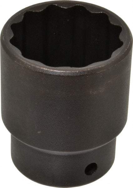 Proto - 1/2" Drive 1-7/16" Standard Impact Socket - 12 Points, 2-15/64" OAL - Eagle Tool & Supply