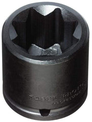 Proto - 1/2" Drive 1-1/16" Standard Impact Socket - 8 Points, 2" OAL - Eagle Tool & Supply