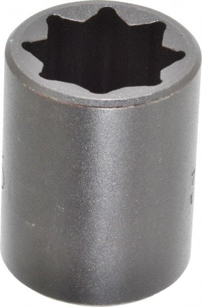 Proto - 1/2" Drive 11/16" Standard Impact Socket - 8 Points, 1-1/2" OAL - Eagle Tool & Supply