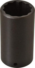 Proto - 1/2" Drive 1-3/8" Deep Impact Socket - 12 Points, 3-1/2" OAL - Eagle Tool & Supply