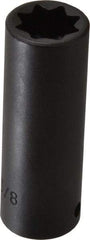 Proto - 1/2" Drive 5/8" Deep Impact Socket - 8 Points, 3-1/4" OAL - Eagle Tool & Supply