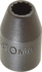 Proto - 1/2" Drive 10mm Standard Impact Socket - 12 Points, 1-1/2" OAL - Eagle Tool & Supply