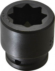 Proto - 3/4" Drive 1-1/16" Standard Impact Socket - 8 Points, 2-3/16" OAL - Eagle Tool & Supply