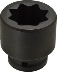 Proto - 3/4" Drive 1-1/4" Standard Impact Socket - 8 Points, 2-3/8" OAL - Eagle Tool & Supply