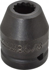 Proto - 3/4" Drive 5/8" Standard Impact Socket - 12 Points, 1-7/8" OAL - Eagle Tool & Supply