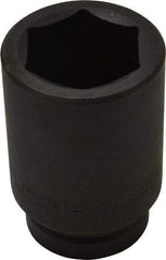 Proto - 1" Drive 1-15/16" Deep Impact Socket - 6 Points, 4-1/4" OAL - Eagle Tool & Supply