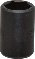Proto - 3/8" Drive 13mm Standard Impact Socket - 6 Points, 1-3/32" OAL - Eagle Tool & Supply