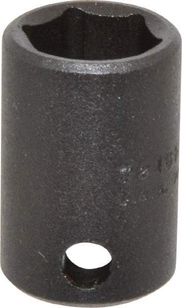 Proto - 3/8" Drive 1/2" Standard Impact Socket - 6 Points, 1-3/32" OAL - Eagle Tool & Supply