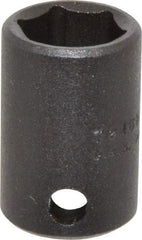 Proto - 3/8" Drive 1/2" Standard Impact Socket - 6 Points, 1-3/32" OAL - Eagle Tool & Supply