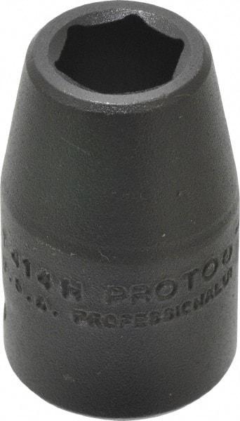 Proto - 1/2" Drive 7/16" Standard Impact Socket - 6 Points, 1-1/2" OAL - Eagle Tool & Supply