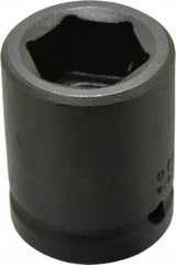 Proto - 3/4" Drive 1" Standard Impact Socket - 6 Points, 2-1/16" OAL - Eagle Tool & Supply