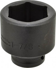 Proto - 3/4" Drive 1-7/8" Standard Impact Socket - 6 Points, 2-13/16" OAL - Eagle Tool & Supply