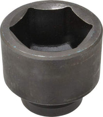 Proto - 1" Drive 2-1/2" Standard Impact Socket - 6 Points, 3-1/2" OAL - Eagle Tool & Supply