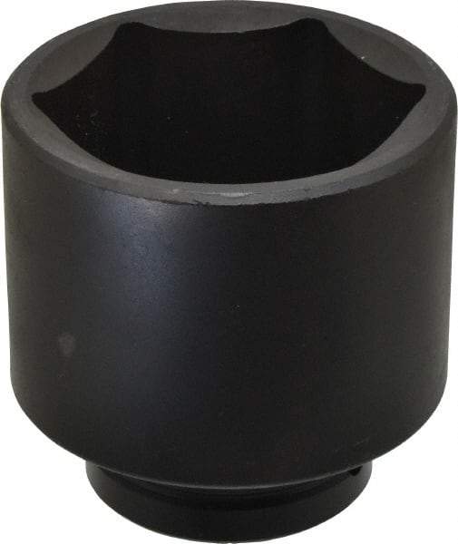 Proto - 1" Drive 3-5/8" Standard Impact Socket - 6 Points, 4-3/4" OAL - Eagle Tool & Supply