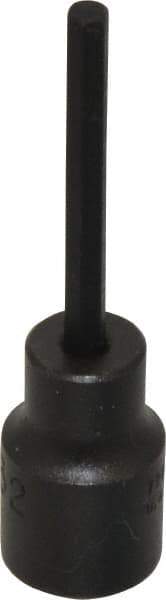 Proto - 3/8" Drive, 5/32" Impact Hex Bit Socket - 1-5/8" Bit Length, 2-23/32" OAL - Eagle Tool & Supply