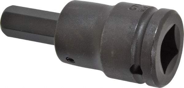 Proto - 3/4" Drive, 5/8" Impact Hex Bit Socket - 1-15/32" Bit Length, 3-27/32" OAL - Eagle Tool & Supply