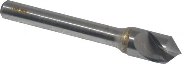 Atrax - 3/8" Head Diam, 1/4" Shank Diam, 1 Flute 90° Solid Carbide Countersink - Eagle Tool & Supply
