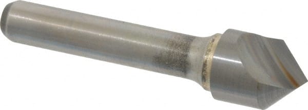 Atrax - 5/8" Head Diam, 3/8" Shank Diam, 1 Flute 90° Solid Carbide Countersink - Eagle Tool & Supply