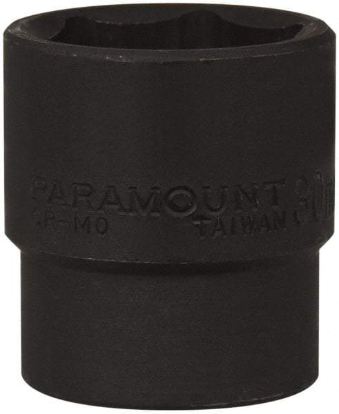 Paramount - 1/2" Drive 30mm Standard Impact Socket - 6 Points, 2" OAL - Eagle Tool & Supply